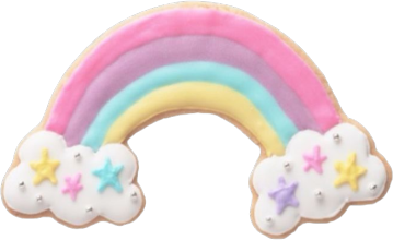 rainbow sugar cookie